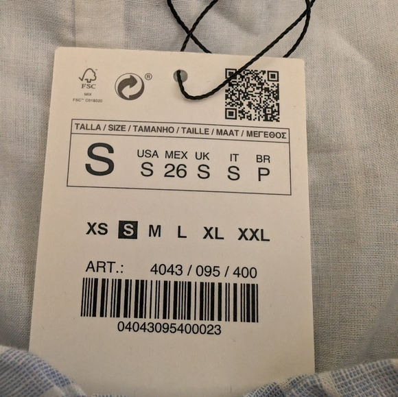 Zara women light weight linen asymmetric dress aso Kate Middleton doc - Picture 3 of 5